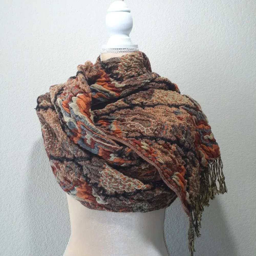 Textured Knit Scraf
